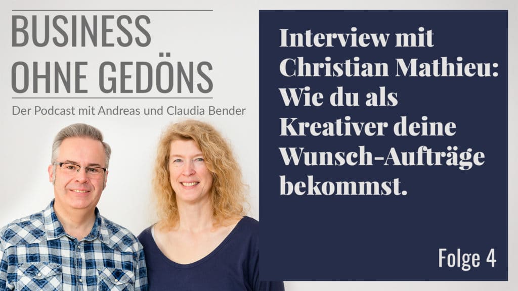 Business ohne Gedöns - Podcast-Cover Folge 004